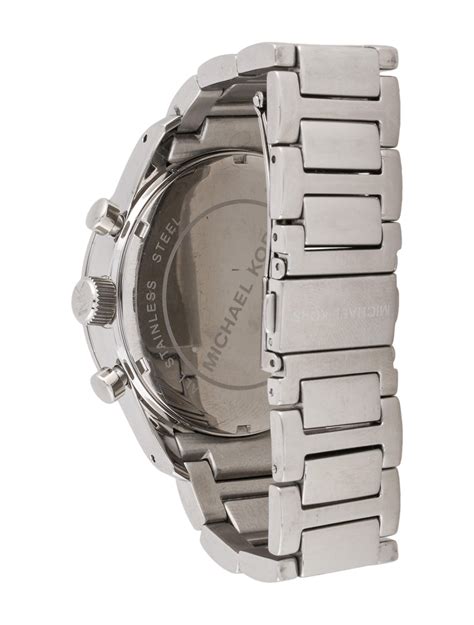 Michael Kors MK 8036 Silver Watch for sale online 